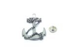 Pewter Navy Anchor Lapel Pin