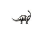 Pewter Dinosaur Pin - Silver plated