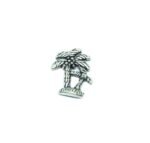 FPEW-292 Pewter Palm Tree Pin