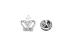 Pewter Small Crown Cross Pin