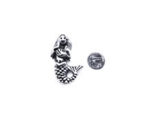 Pewter Mermaid Lapel Pin