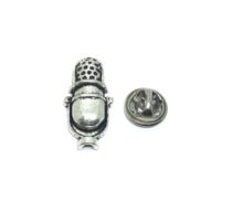 Pewter Microphone Music Lapel Pin