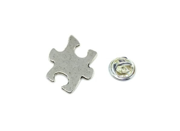 Pewter Puzzle Piece Pin