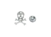 Pewter Skull And Crossbones Pin
