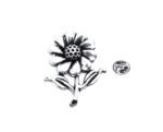 Pewter Sunflower Lapel Pin
