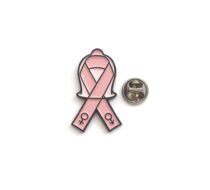 Breast Cancer Awareness Ribbon Pin Badge