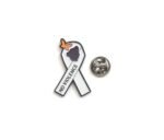 NO VIOLENCE Awareness Ribbon Pin