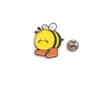Little Bee Boots Enamel Pin