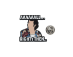 Ace Ventura Animated Character Pin