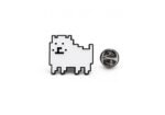 Pixel Art Dog Enamel Pin