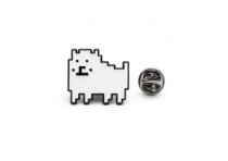 Pixel Art Dog Enamel Pin