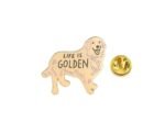 FDOG-090 ‘Life is Golden’ Golden Retriever Pin