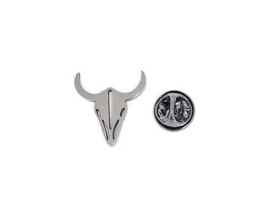 FHAT-C-001 Cowboy Bull Head Pin Cowboy Bull Head Pin