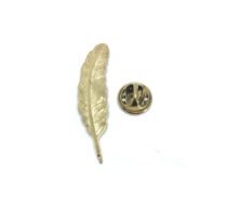 Feather Cowboy Hat Lapel Pin