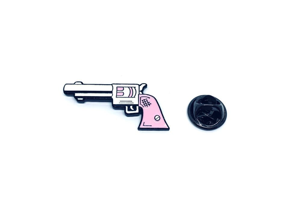 FHAT-C-009 Gun Cowboy Hat Enamel Pin Gun Cowboy Hat Enamel Pin