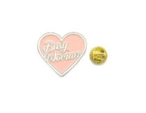 Busy Women Heart Enamel Pin
