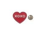 XOXO Love Red Heart Lapel Pin