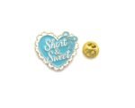 Short and Sweet Heart Lapel Pin