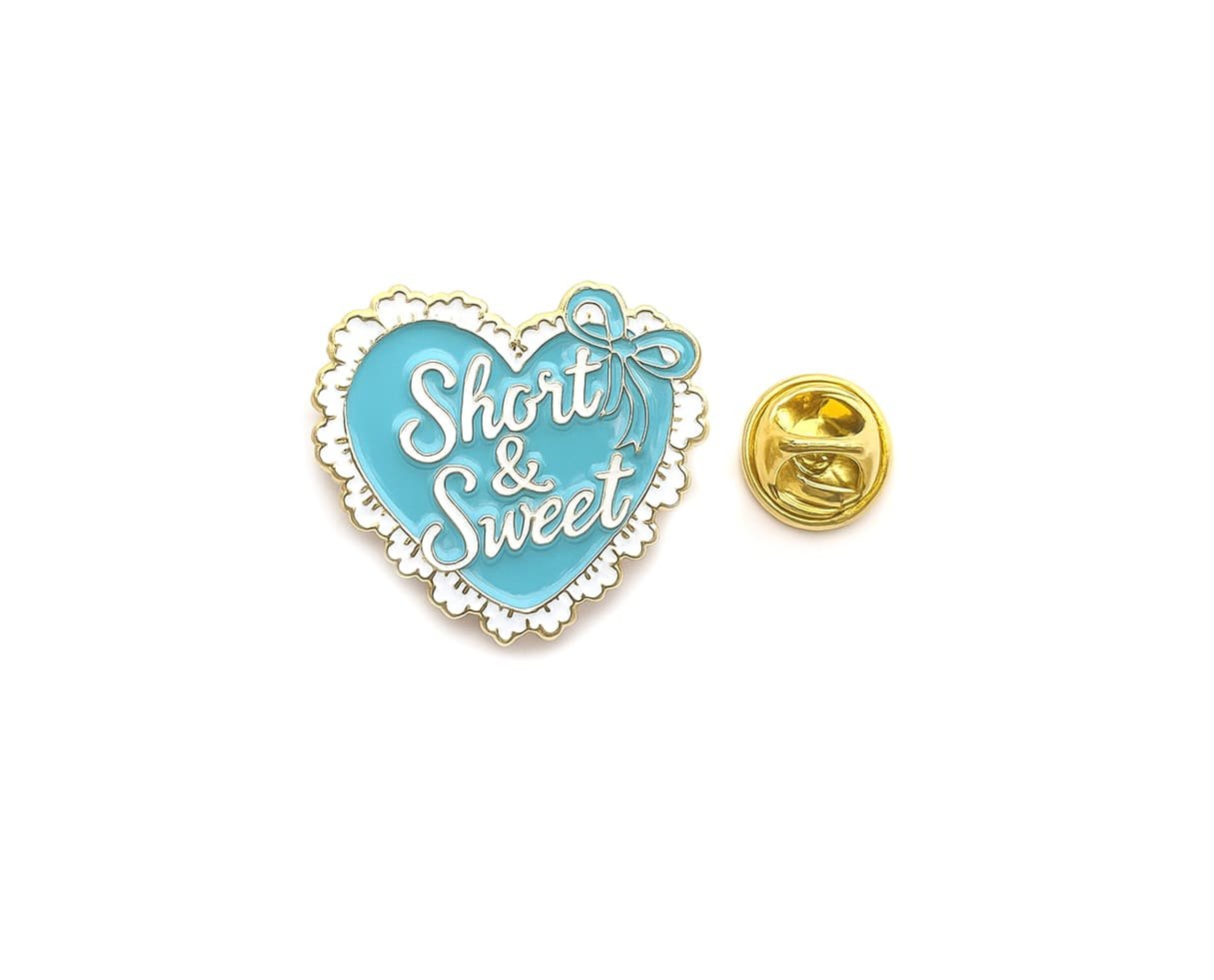 FHRT-142 Short and Sweet Heart Lapel Pin Short and Sweet Heart Lapel Pin