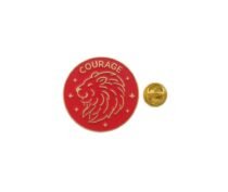 Courage Lion Pin