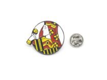 Queen of Card Enamel Pin