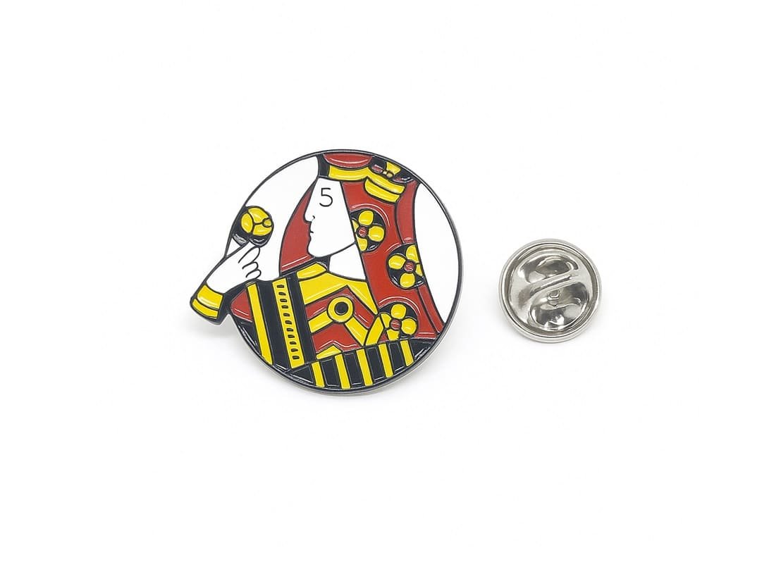 FPE-242 Queen of Card Enamel Pin Queen of Card Enamel Pin
