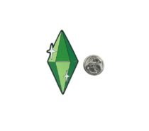 The Sims Green Plumbob Enamel Pin