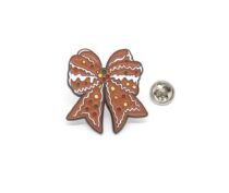Christmas Coquette Bow Enamel Pin