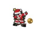 Dabbing Santa Claus Holiday Lapel Pin