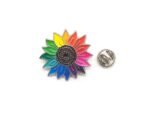 Rainbow Sunflower Enamel Pin