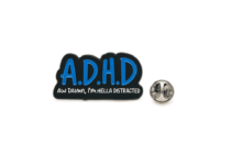 A.D.H.D. Enamel Pin
