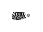 ADHD Mental Health Enamel Pin