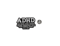 ADHD Mental Health Enamel Pin