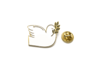 Dove Cake Topper Enamel Pin