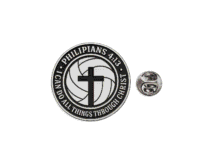 Phili 4-13 Christian Cross Enamel Pin