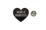 Black Heart 'Weird Is Wonderful' Lapel Pin