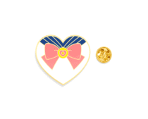 Sailor Moon Heart Bow Enamel Pin