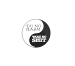 FPE-273 Do No Harm Take No Shit Yin Yang Symbol Pin