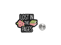 'Lost In The Pages' Book Enamel Pin