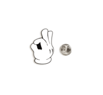 OK Cartoon Emoji Hand Enamel Pin