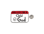 'Hello! I'm a Child of God' Lapel Pin