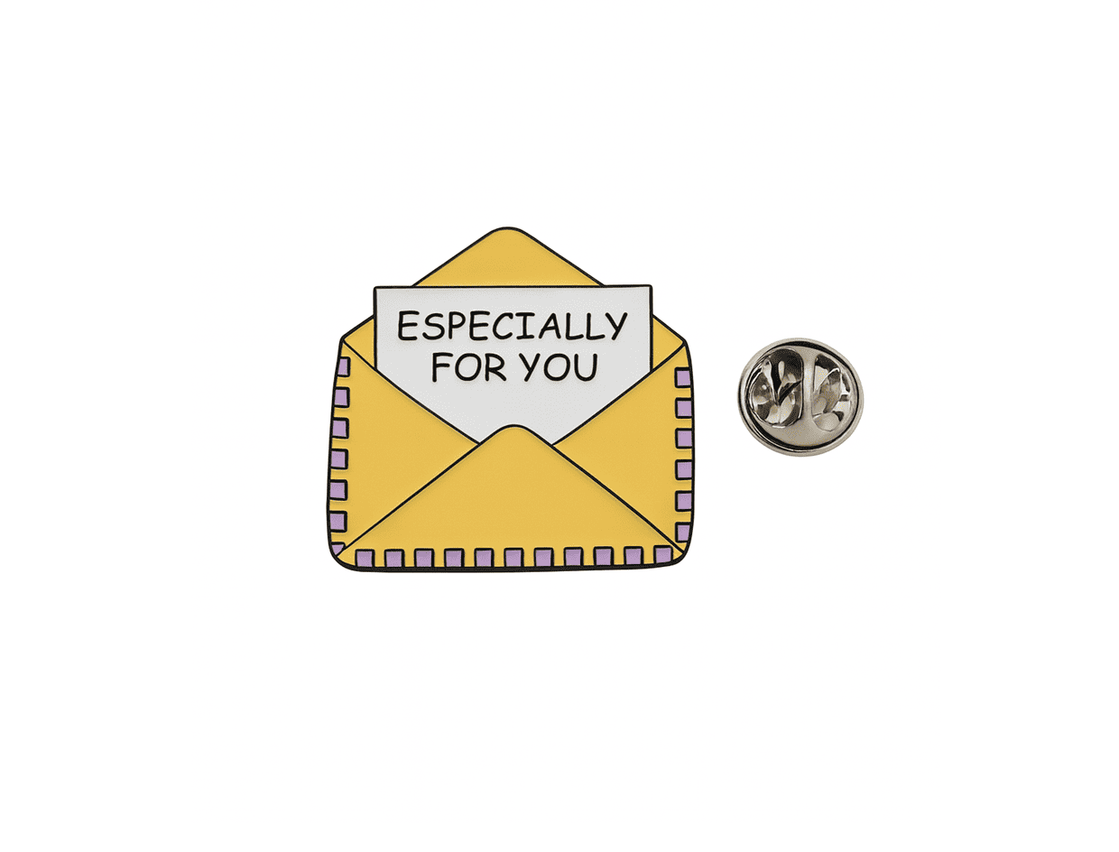 FVEL-021 'ESPECIALLY FOR YOU' Envelope Enamel Pin 'ESPECIALLY FOR YOU' Envelope Enamel Pin