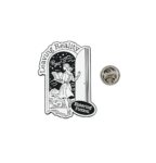 Funny 'Leaving Reality Entering Fiction' Enamel Pin