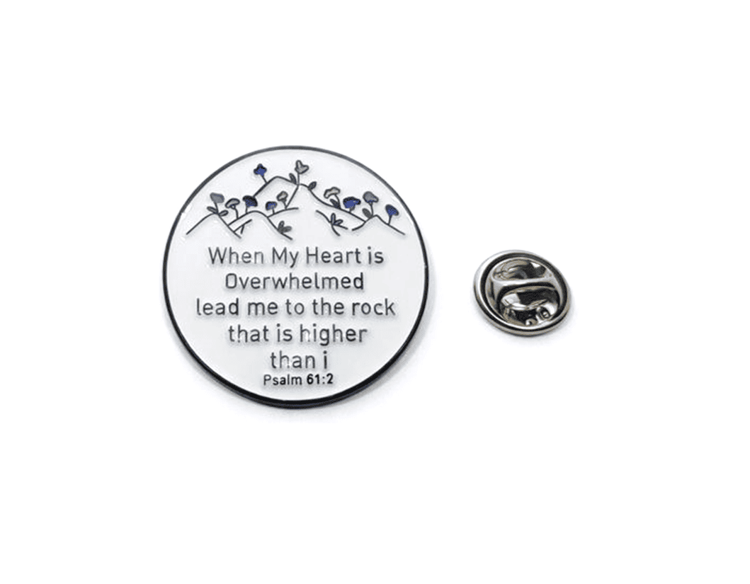 FCSN-070 Psalm 62-1 Enamel Pin Psalm 62-1 Enamel Pin