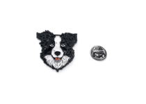 Border Collie Enamel Pin