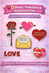 Heart, Valentine & Emotional Pins