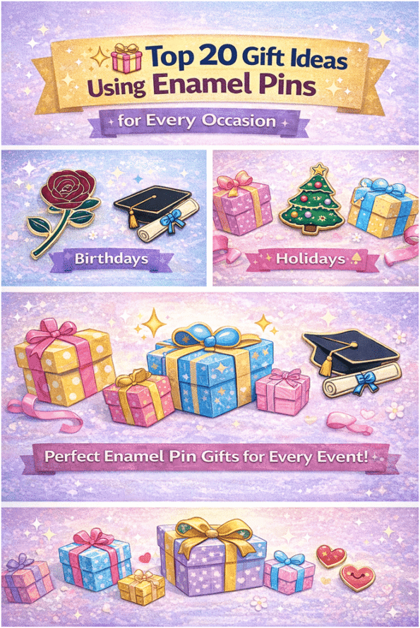 Top 20 Gift Ideas Using Enamel Pins for Every Occasion