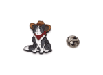 FDOG-109 Cowboy Border Collie Pin