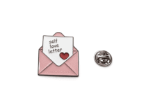 Self-Love Letter Enamel Pin