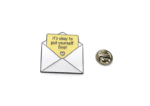 FINS-116 Positive message enamel pin